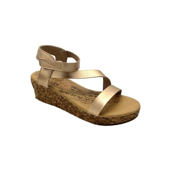 Blowfish Malibu Shoes - Blowfish Malibu Kid's Girl Loverli Wedge Sandal Pearl Rosegold - Medium